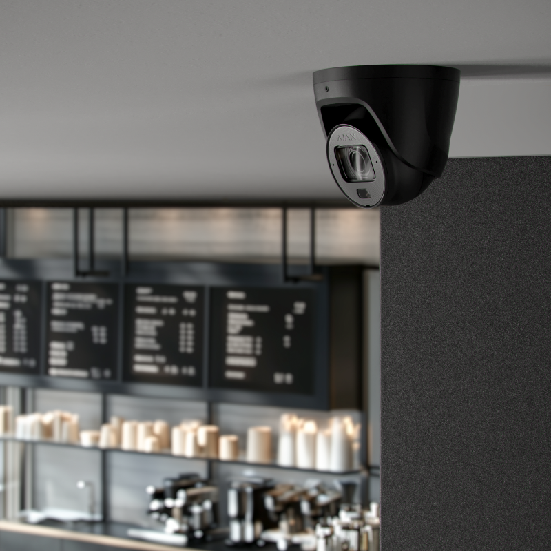 Ajax TurretCam - Deckenkamera im Gewerbe